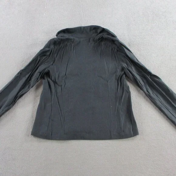 Amour Vert Blazer Womens Small Pewter Gray Tobie Femme Fete Linen Blend Coat NWT - Picture 3 of 10